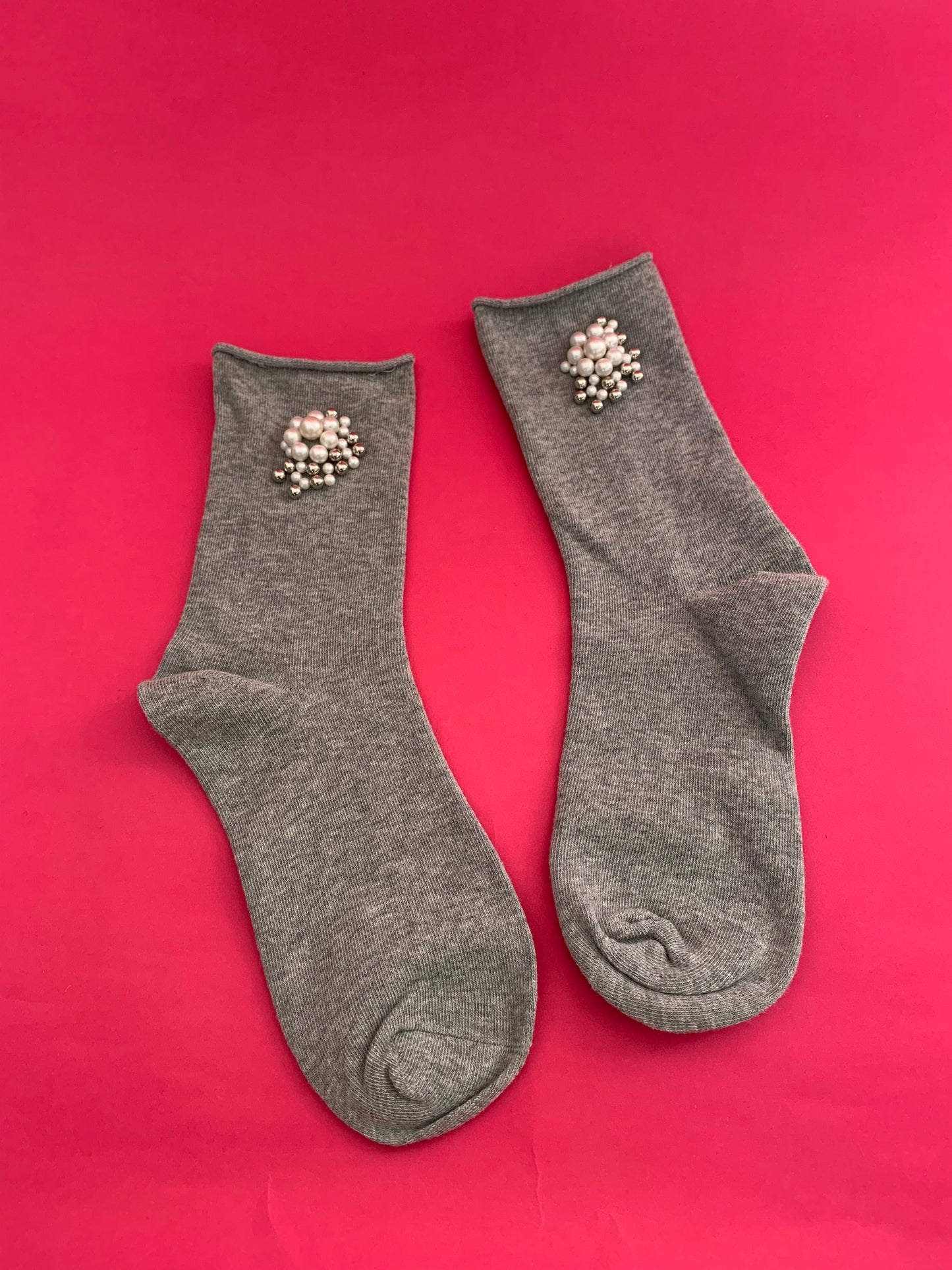 Calcetas "Boliña" Gris Plata