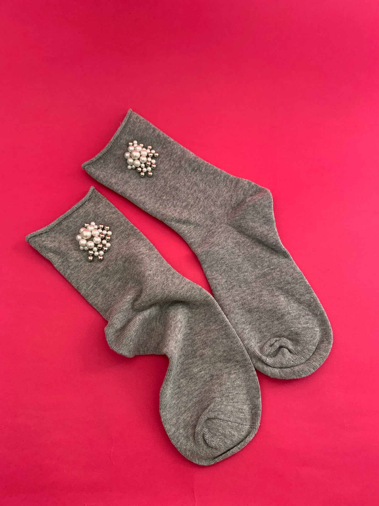 Calcetas "Boliña" Gris Plata