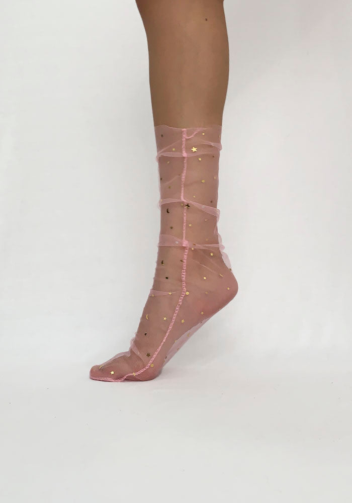 Calcetas "Estrela" Rosa