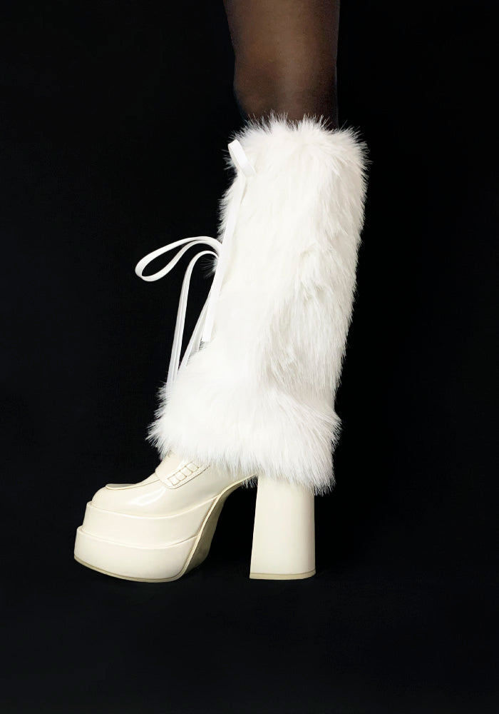 Calentadores "Belinda" Color Blanco