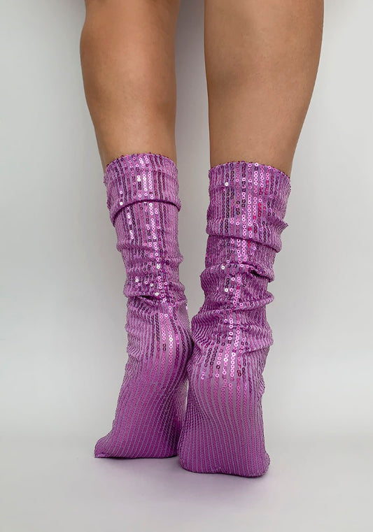 Calcetas “Calista” Color Lila*LÍNEA PETITE*