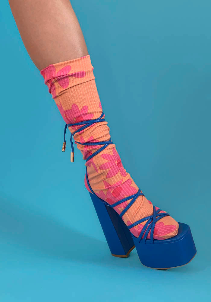 Calcetas “Ribby” Color Naranja