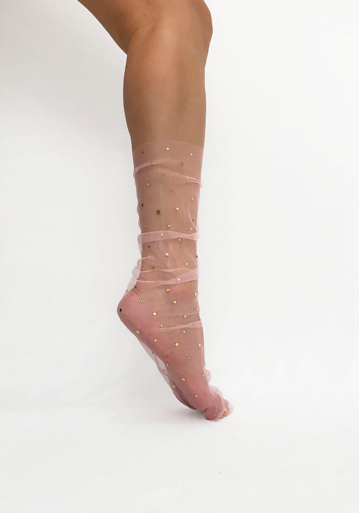 Calcetas "Estrela" Rosa