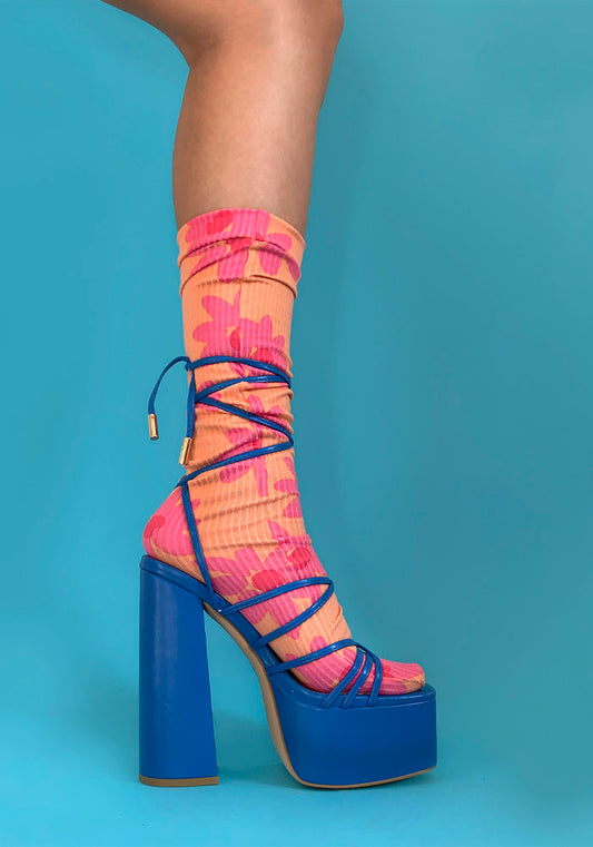 Calcetas “Ribby” Color Naranja