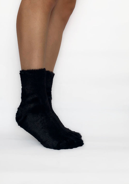 Calcetas "Tricot" Color Negro