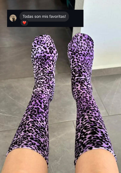 Calcetas "Dorinda" Color Lila