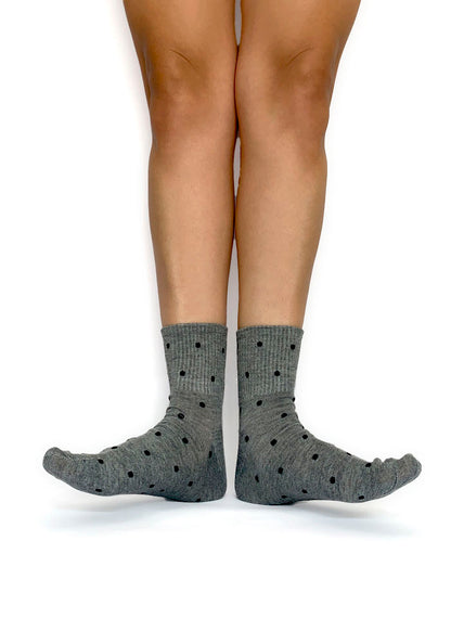 Calcetas “Ponto" Tejido Gris