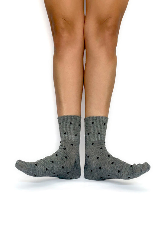 Calcetas “Ponto" Tejido Gris