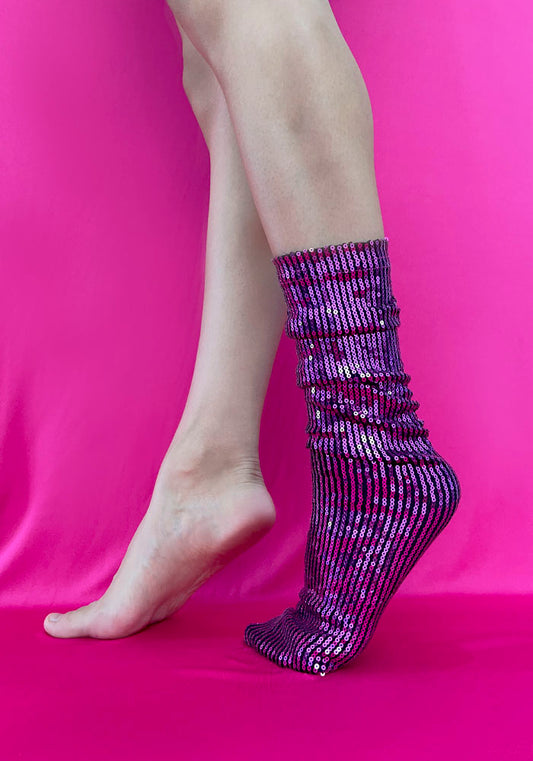 Calcetas “Calista” Color Magenta