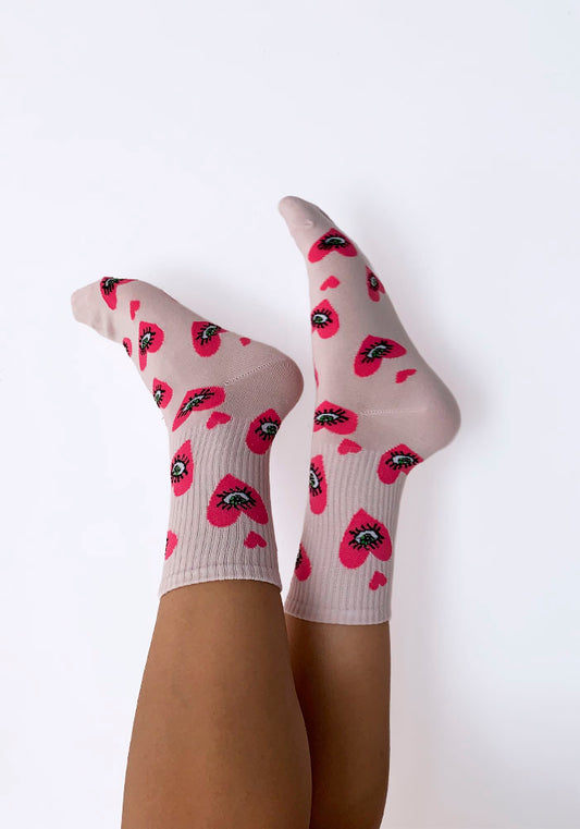 Calcetas “Roll-Up" Color Rosa