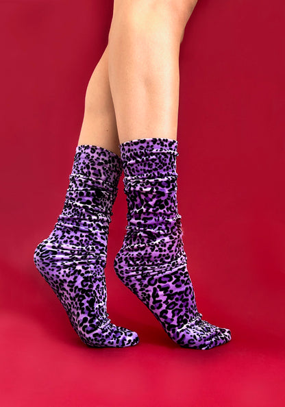 Calcetas "Dorinda" Color Lila