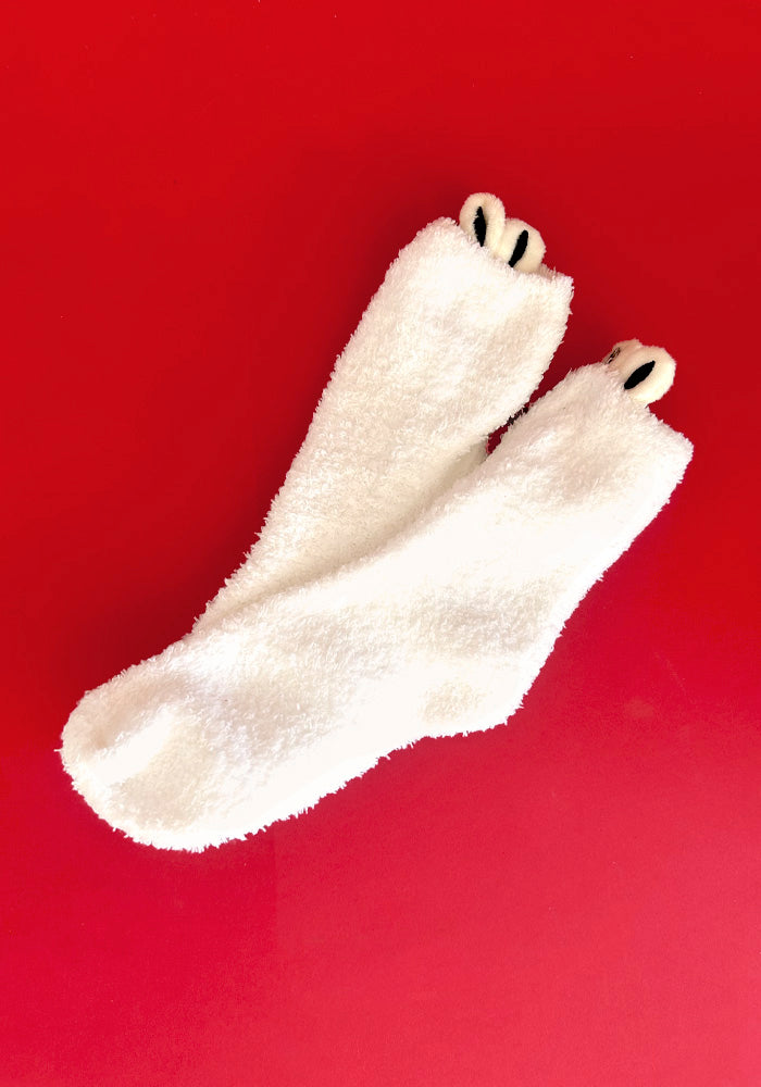 "Fofiña" Socks White with Black