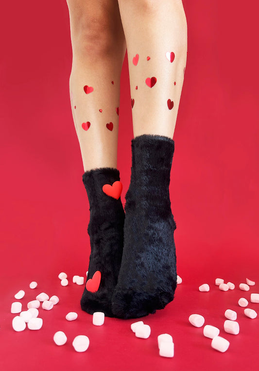 Calcetas "Tricot" Color Negro