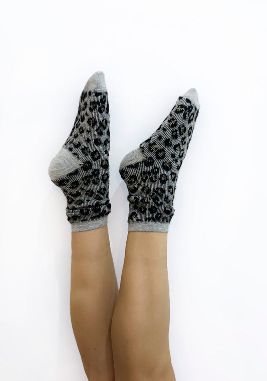 Calcetas "Estampa" Color Gris