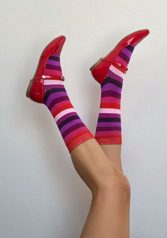 Calcetas "Jackie" Color Rosa