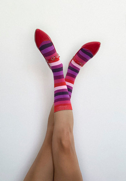 Calcetas "Jackie" Color Rosa