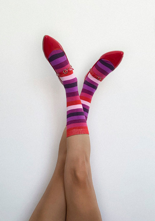 Calcetas "Jackie" Color Rosa