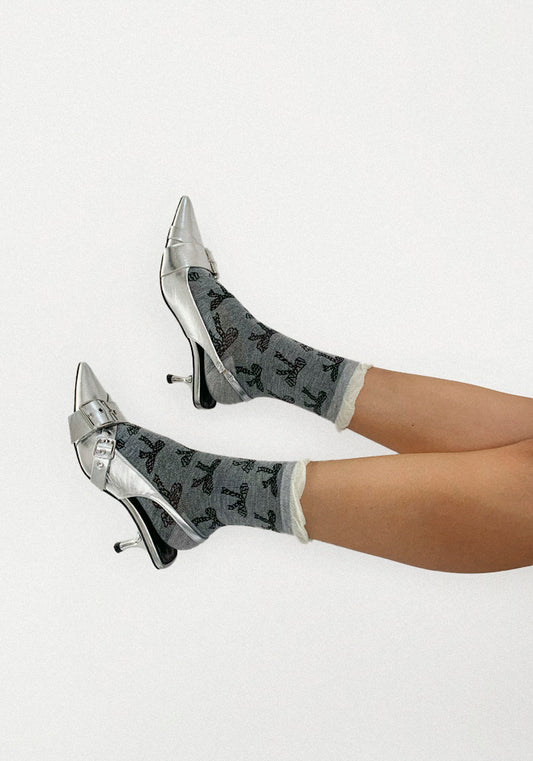 Calcetas "Fofo" Color Gris