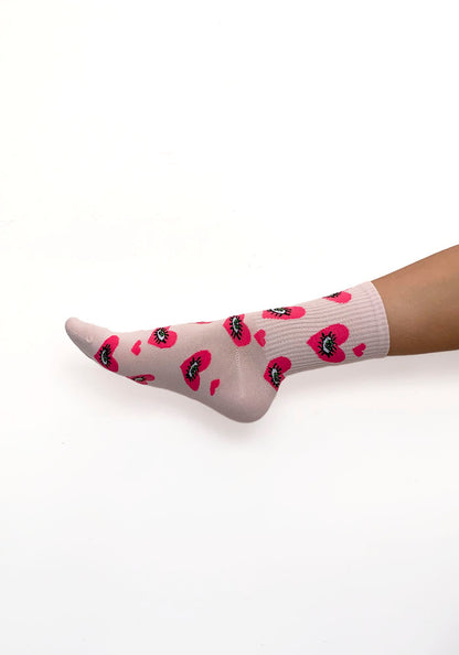 Calcetas “Roll-Up" Color Rosa