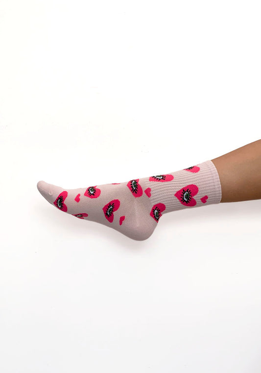 Calcetas “Roll-Up" Color Rosa