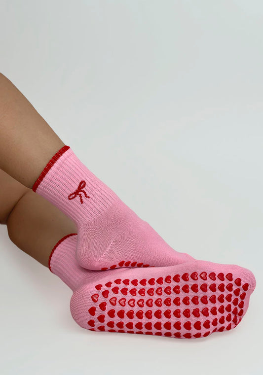Calcetas “Criss-Cross"  Moño