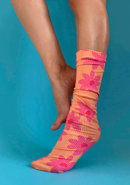 Calcetas “Ribby” Color Naranja