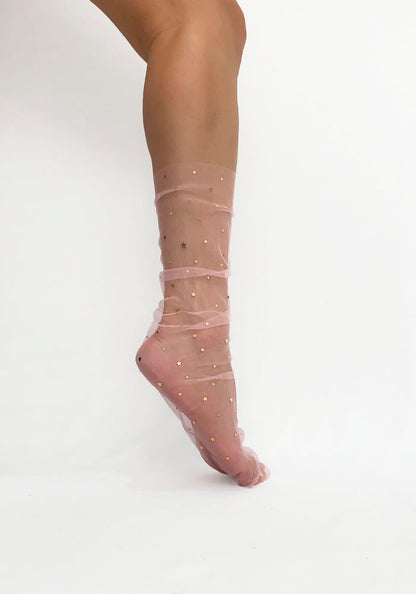 Calcetas "Estrela" Rosa