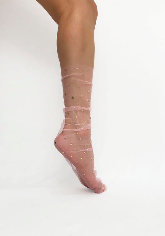 Calcetas "Estrela" Rosa